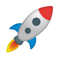 Эмодзи 🚀 Ракета на Google Android