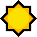 Эмодзи ☀️ Солнышко или Солнце на Windows 10 Fall Creators Update