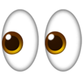 Эмодзи 👀 Глаза на Apple iOS