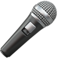 Эмодзи 🎤 Микрофон (караоке) на Apple iOS