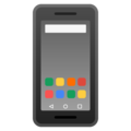 Эмодзи 📱 Мобильный телефон на Google Android