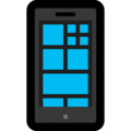 Эмодзи 📱 Мобильный телефон на Windows 10 Fall Creators Update