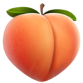 Эмодзи 🍑 Персик на Apple iOS