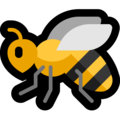 Эмодзи 🐝 Пчела на Windows 10 Fall Creators Update