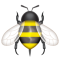Эмодзи 🐝 Пчела в месседжере WhatsApp