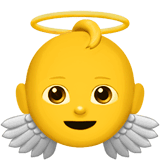 Эмодзи 👼 Ангелочек на Apple iOS