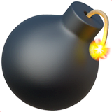 Эмодзи 💣 Бомба на Apple iOS