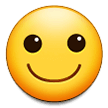 Эмодзи 🙂 Слегка улыбающееся лицо на Samsung