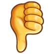 Эмодзи 👎 Большой палец вниз на Samsung