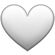 Эмодзи 🤍 Белое сердце на Samsung