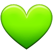 Эмодзи 💚 Зеленое сердце на Samsung