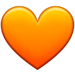 Эмодзи 🧡 Оранжевое сердце на Samsung