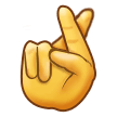 Эмодзи 🤞 Скрещенные пальцы на Samsung