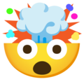 Эмодзи 🤯 Взрыв мозга на Google Android