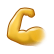 Эмодзи 💪 Бицепс (мускулы) на Samsung