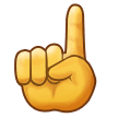 Эмодзи ☝️ Указательный палец вверх на Samsung