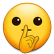 Эмодзи 🤫 Лицо с пальцем у рта на Samsung